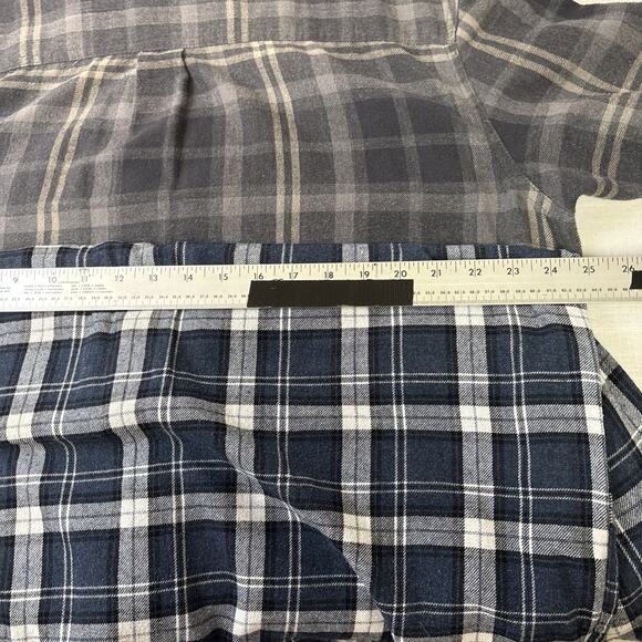 Field & Stream Plaid Men's XL Flannel Shirt Lot 2 Button Front Outdoors - Picture 11 of 13